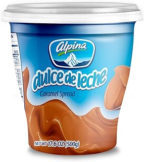 AREQUIPE ALPINA Dulce de Leche. Spread milk caramel sauce and spoonable dulce de leche or cajeta, is an indulgent creamy caramel sauce. 17.6 ounces each
